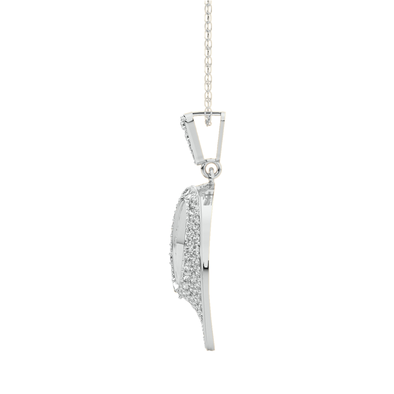 Ellie Round Diamond Office Wear Pendant